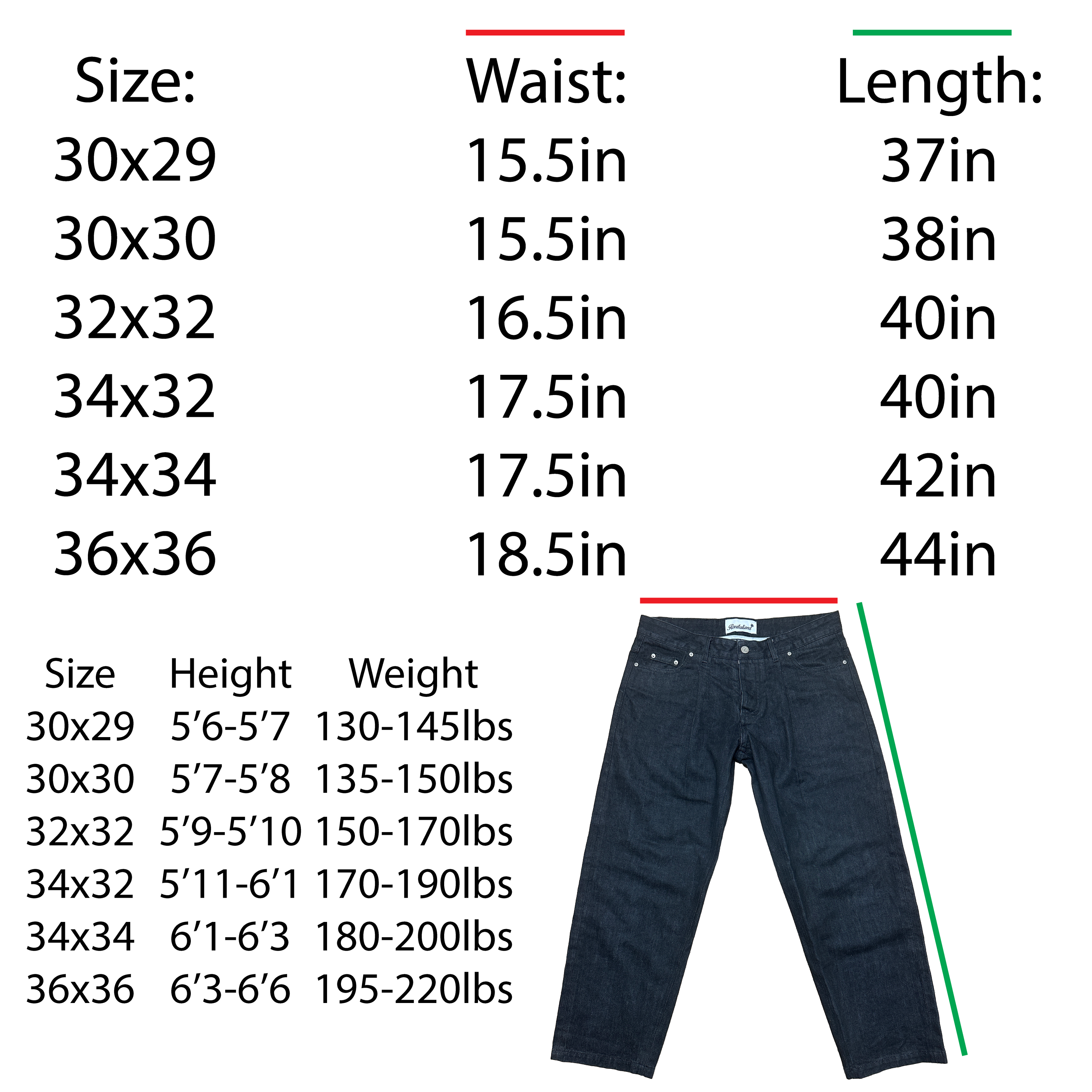 15oz Black Selvedge